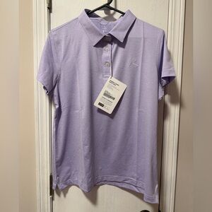 Rhoback Heather Lavender Women's Short Sleeve Polo